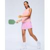 imageG Gradual Womens Workout Tank Tops Lightweight Sleeveless High Neck Athletic Shirts for Running Gym Tennis PickleballPink