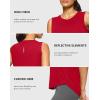 imageG Gradual Womens Workout Tank Tops Lightweight Sleeveless High Neck Athletic Shirts for Running Gym Tennis PickleballRed