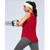 imageG Gradual Womens Workout Tank Tops Lightweight Sleeveless High Neck Athletic Shirts for Running Gym Tennis PickleballRed