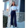 imageG Gradual Womens Yoga Pants Wide Leg wiht Pockets High Waist Stretch Loose Casual Lounge Sweatpants PetiteRegularTallDark Blue