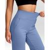 imageG Gradual Womens Yoga Pants Wide Leg wiht Pockets High Waist Stretch Loose Casual Lounge Sweatpants PetiteRegularTallHaze Blue