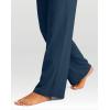 imageG Gradual Womens Yoga Pants Wide Leg wiht Pockets High Waist Stretch Loose Casual Lounge Sweatpants PetiteRegularTallIndigo