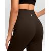imageG Gradual Womens Yoga Pants Wide Leg wiht Pockets High Waist Stretch Loose Casual Lounge Sweatpants PetiteRegularTallReddish Brown