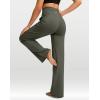 imageG Gradual Womens Yoga Pants Wide Leg wiht Pockets High Waist Stretch Loose Casual Lounge Sweatpants PetiteRegularTallSage Green