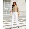 imageG Gradual Womens Yoga Pants Wide Leg wiht Pockets High Waist Stretch Loose Casual Lounge Sweatpants PetiteRegularTallWhite