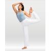 imageG Gradual Womens Yoga Pants Wide Leg wiht Pockets High Waist Stretch Loose Casual Lounge Sweatpants PetiteRegularTallWhite