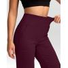 imageG Gradual Womens Yoga Pants Wide Leg wiht Pockets High Waist Stretch Loose Casual Lounge Sweatpants PetiteRegularTallWine