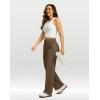 imageG Gradual Yoga Pants Women Wide Leg Dress Pants with Pockets High Waist Stretch PetiteRegularTall Casual Sweatpants WomenChestnut Brown