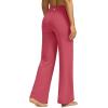 imageG Gradual Yoga Pants Women Wide Leg Dress Pants with Pockets High Waist Stretch PetiteRegularTall Casual Sweatpants WomenCoral