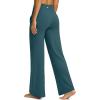 imageG Gradual Yoga Pants Women Wide Leg Dress Pants with Pockets High Waist Stretch PetiteRegularTall Casual Sweatpants WomenInk Green