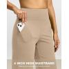 imageG Gradual Yoga Pants Women Wide Leg Dress Pants with Pockets High Waist Stretch PetiteRegularTall Casual Sweatpants WomenLight Khaki