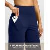 imageG Gradual Yoga Pants Women Wide Leg Dress Pants with Pockets High Waist Stretch PetiteRegularTall Casual Sweatpants WomenNavy