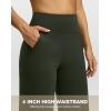 imageG Gradual Yoga Pants Women Wide Leg Dress Pants with Pockets High Waist Stretch PetiteRegularTall Casual Sweatpants WomenOlive Green