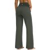 imageG Gradual Yoga Pants Women Wide Leg Dress Pants with Pockets High Waist Stretch PetiteRegularTall Casual Sweatpants WomenSage