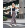 imageG Gradual Yoga Pants Women Wide Leg Dress Pants with Pockets High Waist Stretch PetiteRegularTall Casual Sweatpants WomenTaupe