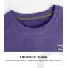 imageG Gradual Youth Boys Compression Thermal Shirt Long Sleeve Fleece Undershirt for Boy Football Baseball Soccer Base LayerPurple