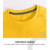 imageG Gradual Youth Boys Compression Thermal Shirt Long Sleeve Fleece Undershirt for Boy Football Baseball Soccer Base LayerYellow