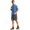 imageMens Long Sleeve Sun Protection Fishing Shirt with Zipper Pockets UPF 50 Lightweight Cool Sun Shirts for Men Hiking OutdoorDusty Blue