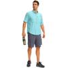 imageMens Long Sleeve Sun Protection Fishing Shirt with Zipper Pockets UPF 50 Lightweight Cool Sun Shirts for Men Hiking OutdoorGulf Stream
