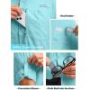 imageMens Long Sleeve Sun Protection Fishing Shirt with Zipper Pockets UPF 50 Lightweight Cool Sun Shirts for Men Hiking OutdoorGulf Stream