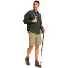 imageMens Long Sleeve Sun Protection Fishing Shirt with Zipper Pockets UPF 50 Lightweight Cool Sun Shirts for Men Hiking OutdoorOlive