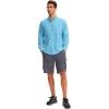 imageMens Long Sleeve Sun Protection Fishing Shirt with Zipper Pockets UPF 50 Lightweight Cool Sun Shirts for Men Hiking OutdoorSail