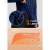 imageWomens Thermal Fleece Tops Long Sleeve Workout Shirts Running Athletic Base Layer with Thumb Holes Zipper PocketNavy