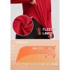imageWomens Thermal Fleece Tops Long Sleeve Workout Shirts Running Athletic Base Layer with Thumb Holes Zipper PocketRed