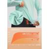 imageWomens Thermal Fleece Tops Long Sleeve Workout Shirts Running Athletic Base Layer with Thumb Holes Zipper PocketZaqua