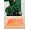 imageWomens Thermal Fleece Tops Long Sleeve Workout Shirts Running Athletic Base Layer with Thumb Holes Zipper PocketZarmy Green