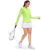 imageWomens UPF 50 Sun Protection Shirt Long Sleeve Lightweight Hoodie UV Shirts for Women Hiking Fishing OutdoorFluorescent Green