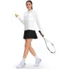 imageWomens UPF 50 Sun Protection Shirt Long Sleeve Lightweight Hoodie UV Shirts for Women Hiking Fishing OutdoorWhite