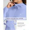 imageWomens UPF 50 Swim Cover Up Sun Protection Hoodie Long Jacket SPF Lightweight Beach Cover Ups for WomenFog Blue