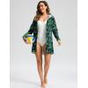 imageWomens UPF 50 Swim Cover Up Sun Protection Hoodie Long Jacket SPF Lightweight Beach Cover Ups for WomenLeaf