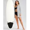 imageWomens UPF 50 Swim Cover Up Sun Protection Hoodie Long Jacket SPF Lightweight Beach Cover Ups for WomenLight Grey