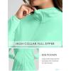 imageWomens UPF 50 Swim Cover Up Sun Protection Hoodie Long Jacket SPF Lightweight Beach Cover Ups for WomenMint Green