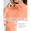 imageWomens UPF 50 Swim Cover Up Sun Protection Hoodie Long Jacket SPF Lightweight Beach Cover Ups for WomenOrange
