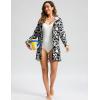 imageWomens UPF 50 Swim Cover Up Sun Protection Hoodie Long Jacket SPF Lightweight Beach Cover Ups for WomenWhite Flower