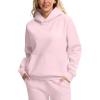 imageG Gradual Hoodies for Women Oversized Fleece Sweatshirt with Pocket Loose Fit Casual Athletic Workout PulloverLight Pink