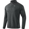 imageG Gradual Mens Running Shirts Long Sleeve Athletic Shirt Lightweight Quick Dry Quarter Zip Pullover for Men Workout Gym GolfGrey Heather