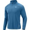 imageG Gradual Mens Running Shirts Long Sleeve Athletic Shirt Lightweight Quick Dry Quarter Zip Pullover for Men Workout Gym GolfLake Blue