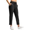 imageG Gradual Pants for Women High Waisted Ankle Pants 2 Pockets 78 Athletic Pants with Drawstring for Golf Travel CasualBlack
