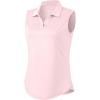 imageG Gradual Sleeveless Golf Shirts for Women Collared V Neck Tennis Tank Top Cooling Polo UPF 50 Quick Dry LightweightPeach