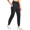 imageG Gradual Womens Joggers Pants with Zipper Pockets High Waisted Sweatpants Athletic Tapered Pants for Women Lounge WorkoutBlack