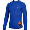 imageG Gradual Youth Boys Compression Thermal Shirt Long Sleeve Fleece Undershirt for Boy Football Baseball Soccer Base LayerRoyal Blue