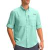 imageMens Long Sleeve Sun Protection Fishing Shirt with Zipper Pockets UPF 50 Lightweight Cool Sun Shirts for Men Hiking OutdoorArona