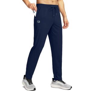 imageG Gradual Mens Sweatpants with 4 Pockets Tapered Track Athletic Slim Fit Pants for Running Exercise Workout GymA Navy