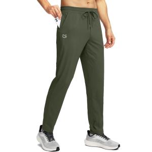 imageG Gradual Mens Sweatpants with 4 Pockets Tapered Track Athletic Slim Fit Pants for Running Exercise Workout GymA Sage Grey