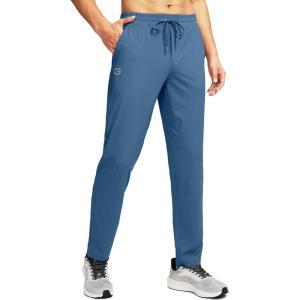 imageG Gradual Mens Sweatpants with 4 Pockets Tapered Track Athletic Slim Fit Pants for Running Exercise Workout GymA Slate Blue