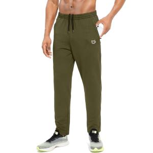 imageG Gradual Mens Sweatpants with 4 Pockets Tapered Track Athletic Slim Fit Pants for Running Exercise Workout GymDark Green